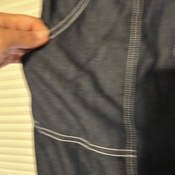 Like new denim a line elastic waist dress 10 - Picture 3 of 5